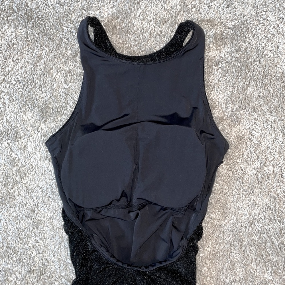High Neck Open Back Ruched Dress - Picture 3 of 7